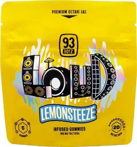 LOUD LEMONSTEEZE 5PK GUMMIES