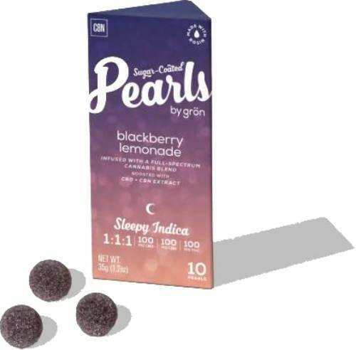 BLACKBERRY LEMONADE 1:1:1 CBD:CBN PEARLS 10PK