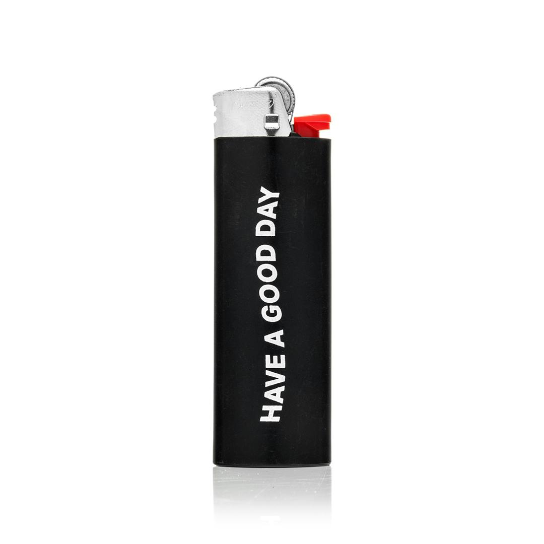 GDF: Accessories | Maxi Bic Lighter | Have a Good Day | Black