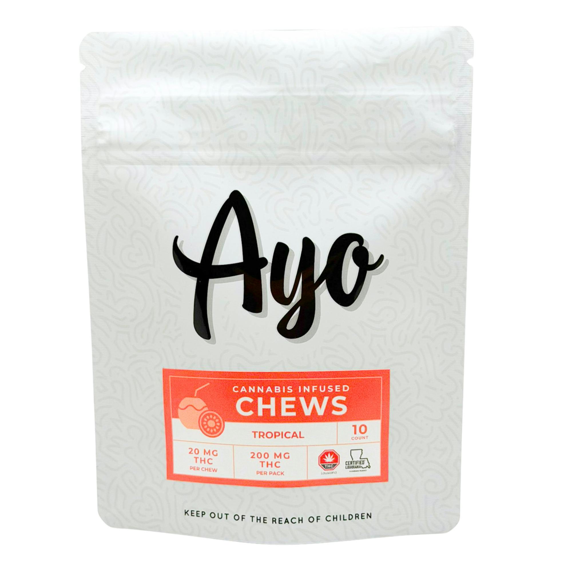 Ayo: Gummies | Tropical | 200mg | 10pk