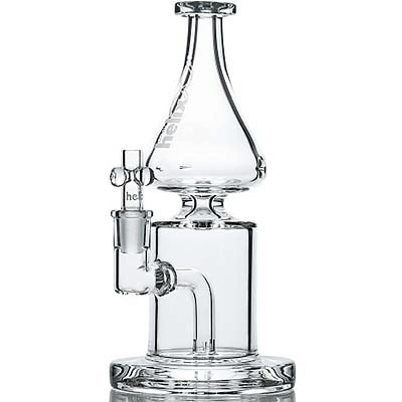 LuvBuds | Grav Helix Clear Straight Fixed Bong