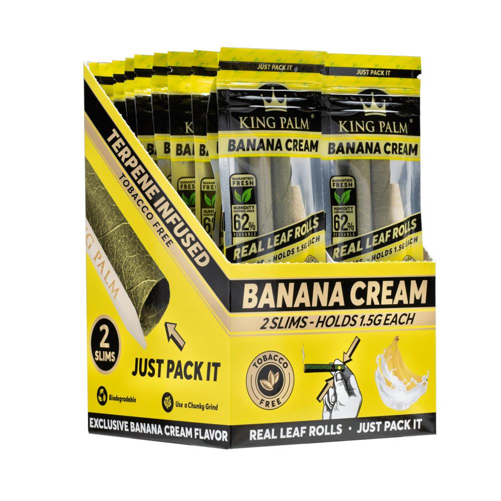 LuvBuds | King Palm | Banana Cream 2pk Slim