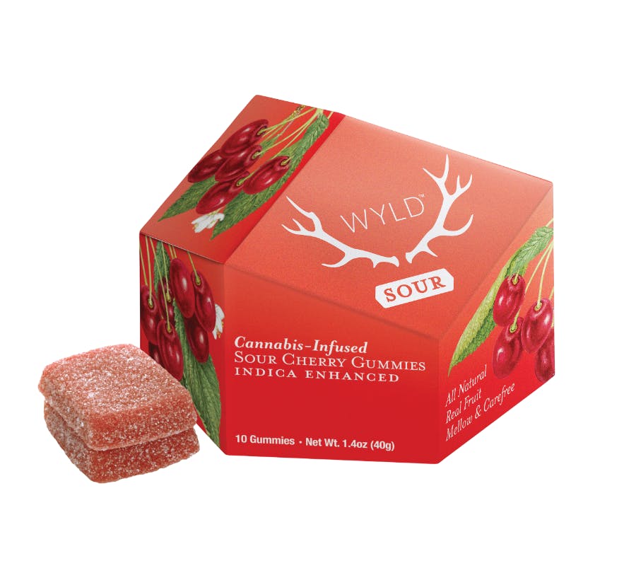 Wyld Sour Gummies: Sour Cherry