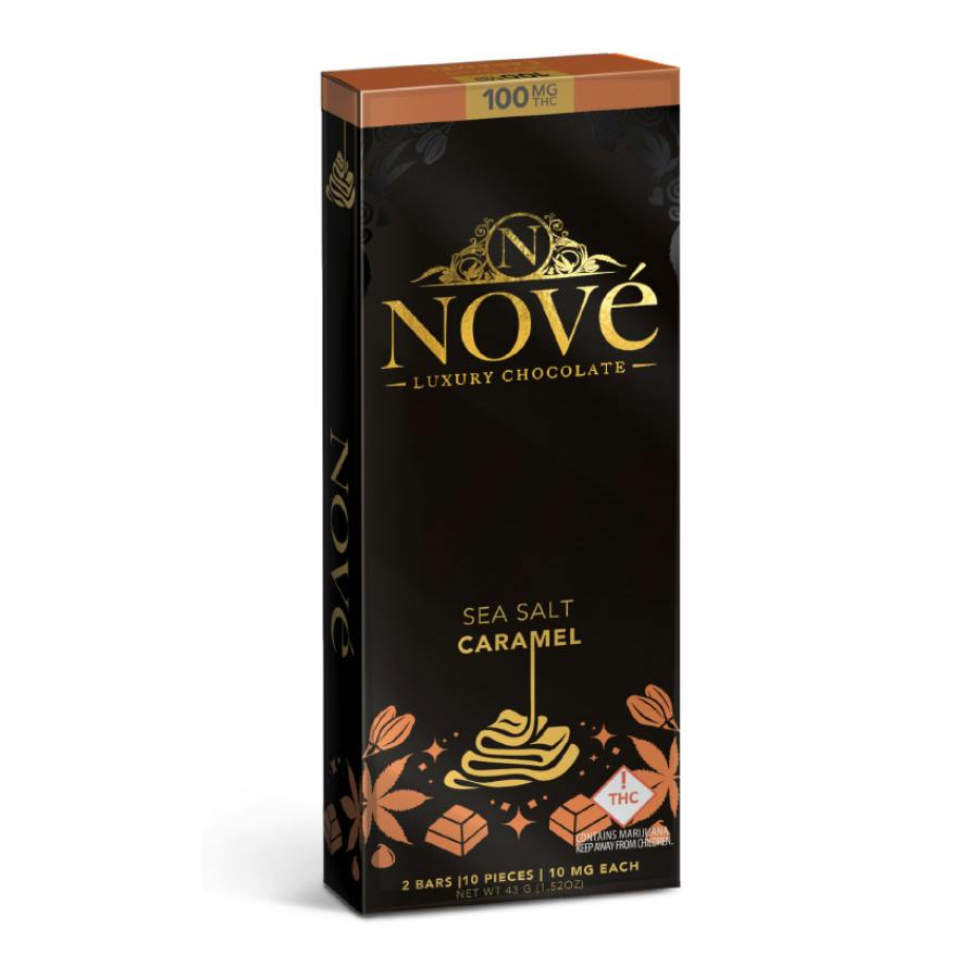 Nove Sea Salt Caramel Milk Chocolate | 100mg Rec