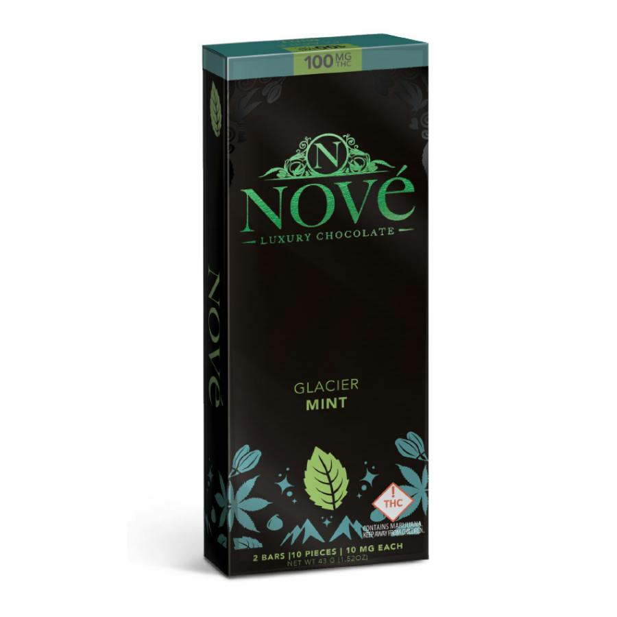 Nove Glacier Mint Milk Chocolate | 100mg Rec