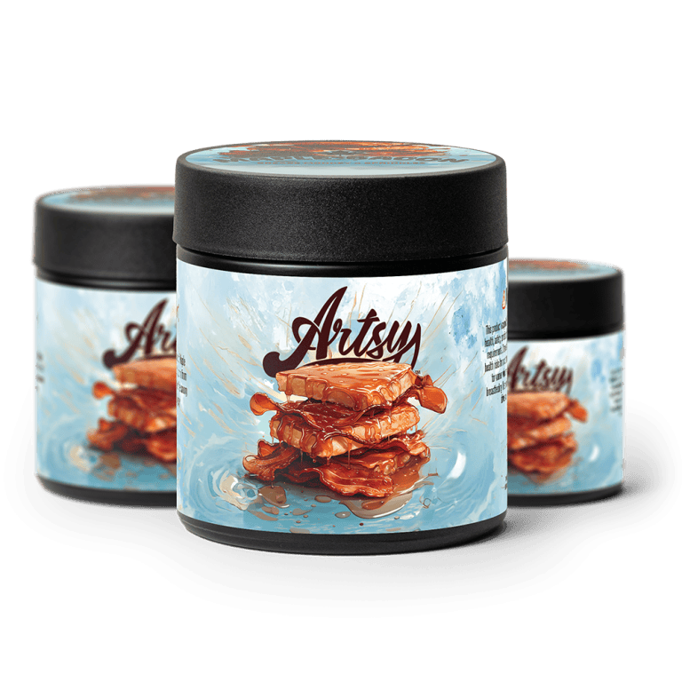 Artsy Cannabis Eighth Jars | Maple Bacon 3.5g Rec