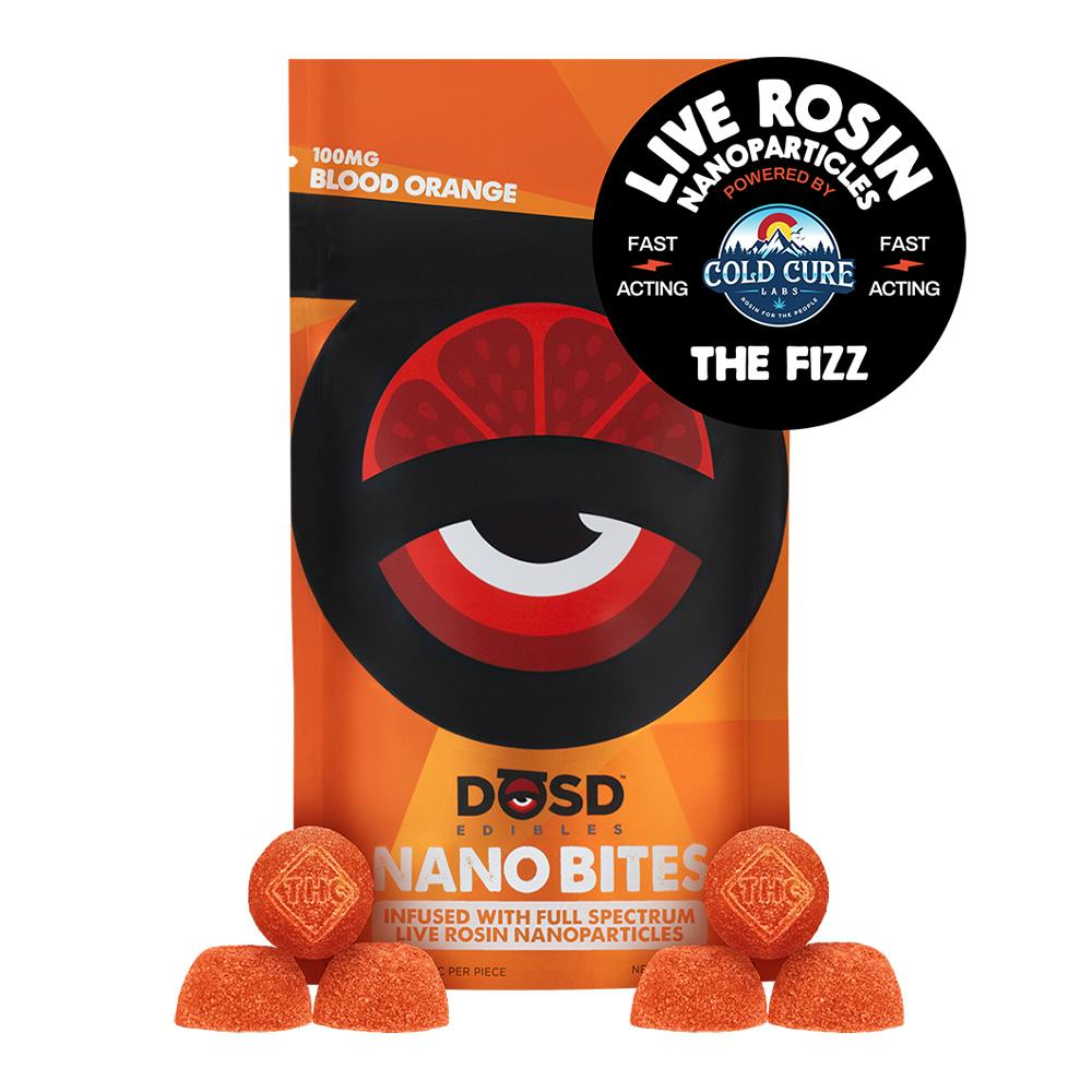 DOSD Rosin Nano Bites | Blood Orange 100mg Rec