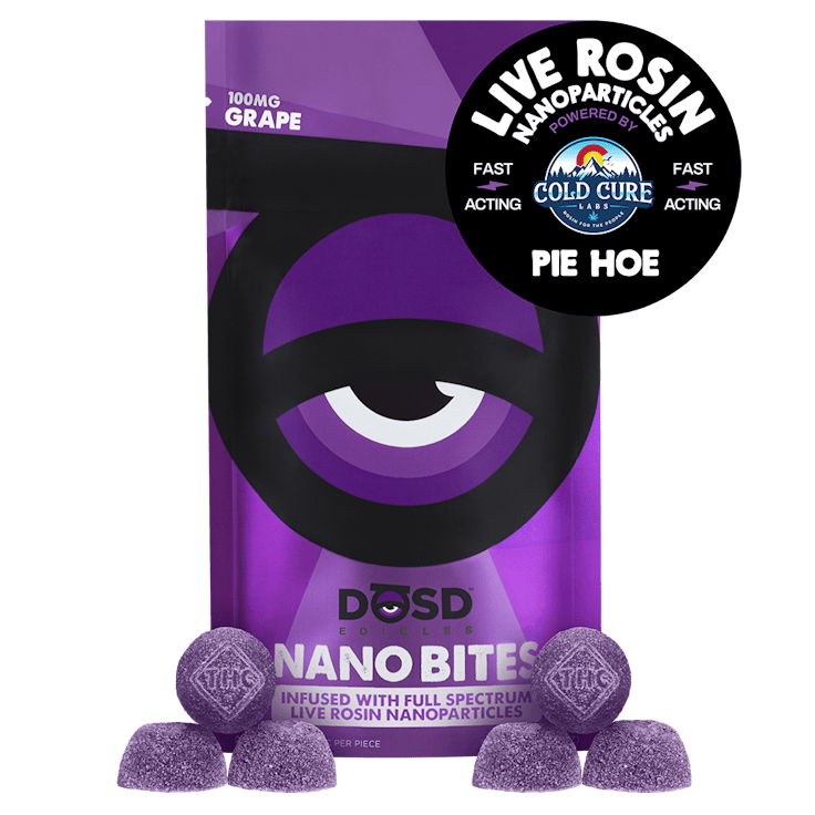 DOSD Rosin Nano Bites | Grape 100mg Rec