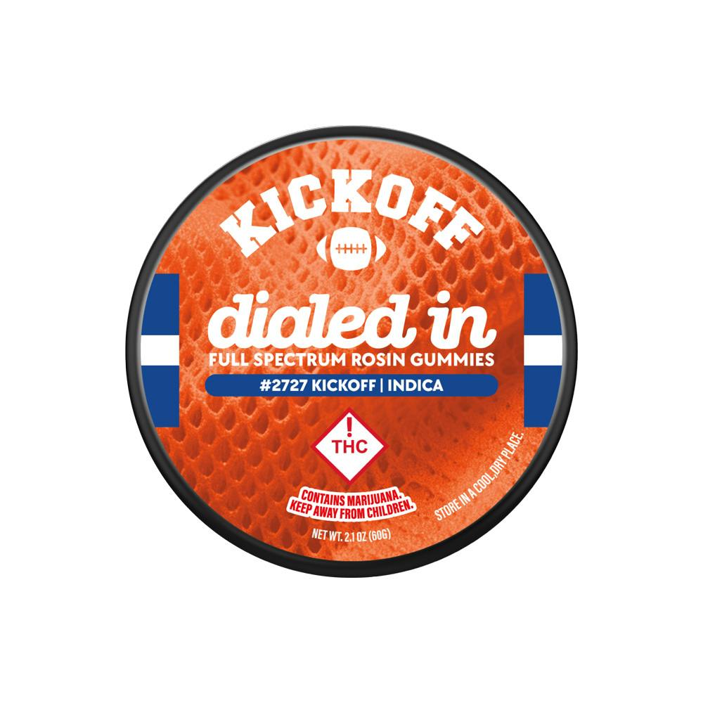 Dialed In Limited Rosin Gummies | Kick Off 100mg Rec