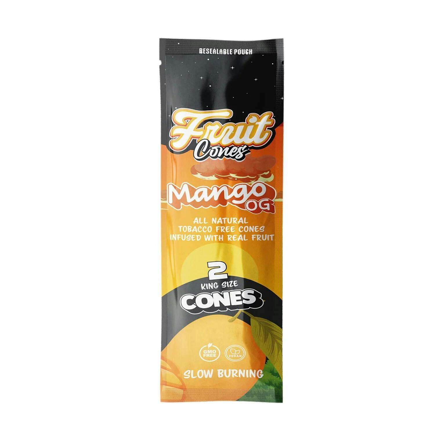 Fruit Cuts Natural Pulp Cones King Size - Mango OG