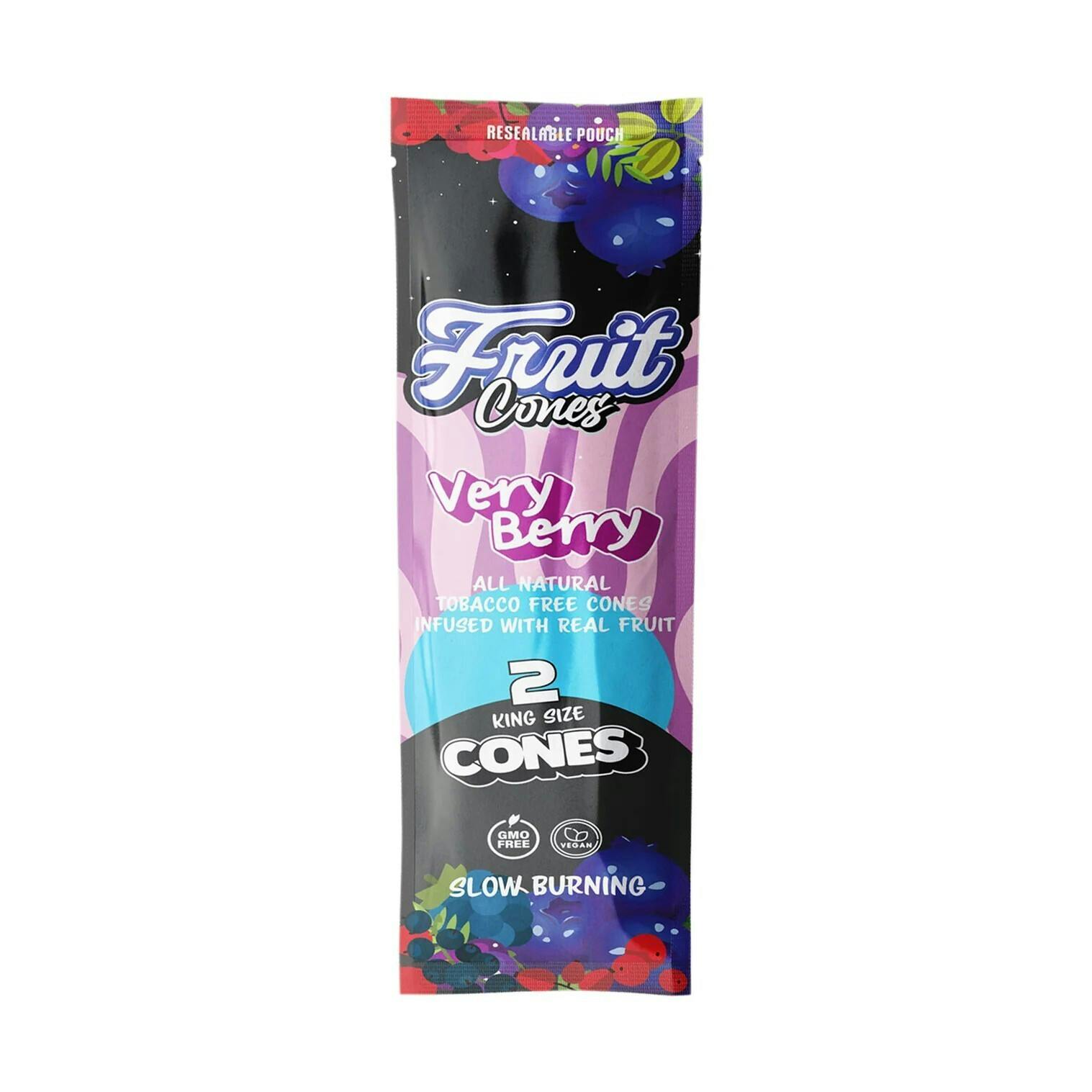 Fruit Cuts Natural Pulp Cones King Size - Very Berry