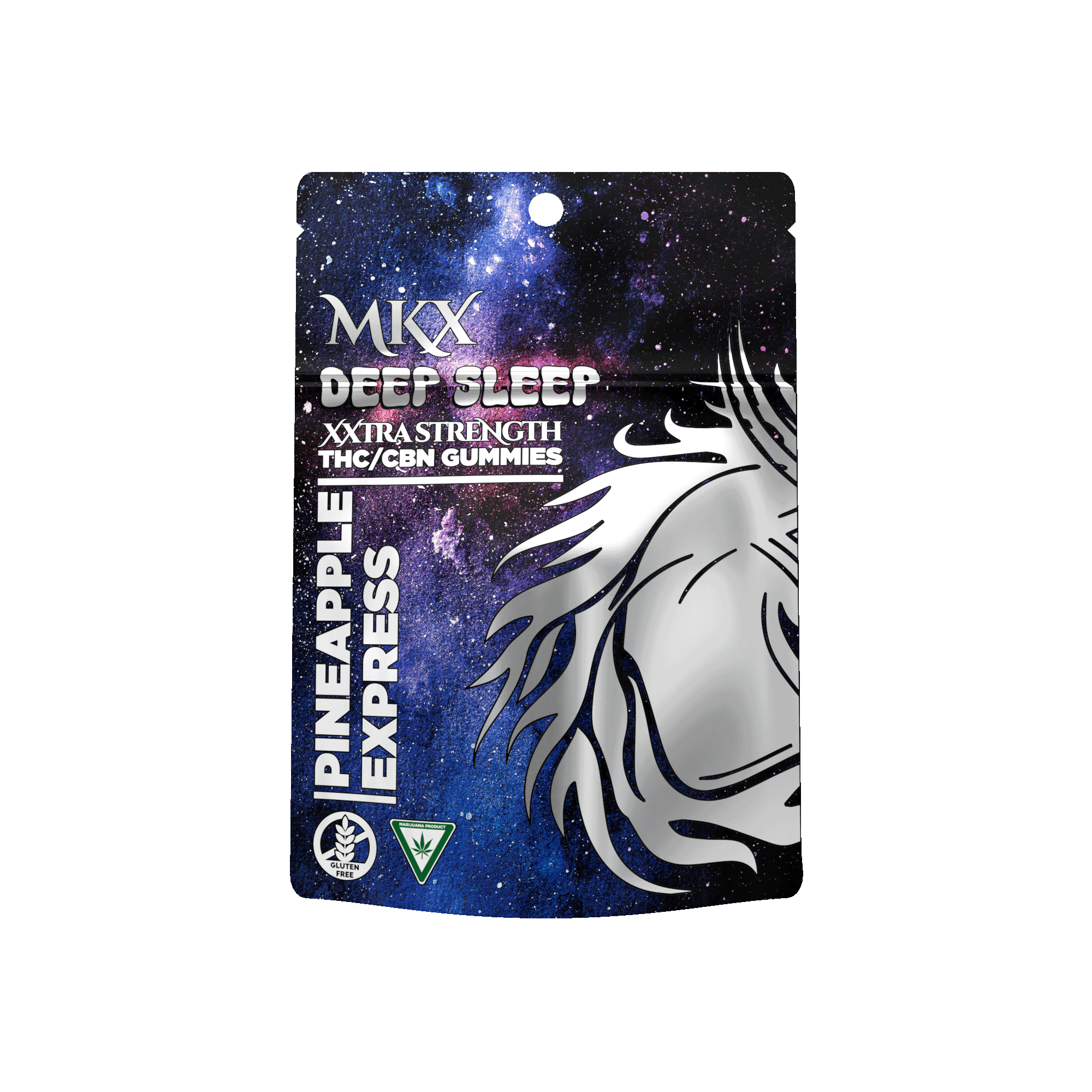 MKX Deep Sleep - Pineapple Express 4:1 THC:CBN Gummies 200mg