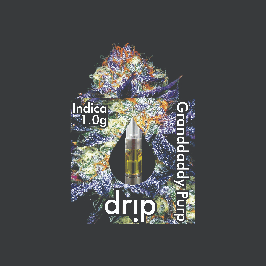 Drip - Granddaddy Purp Cartridge 1g cannabis product