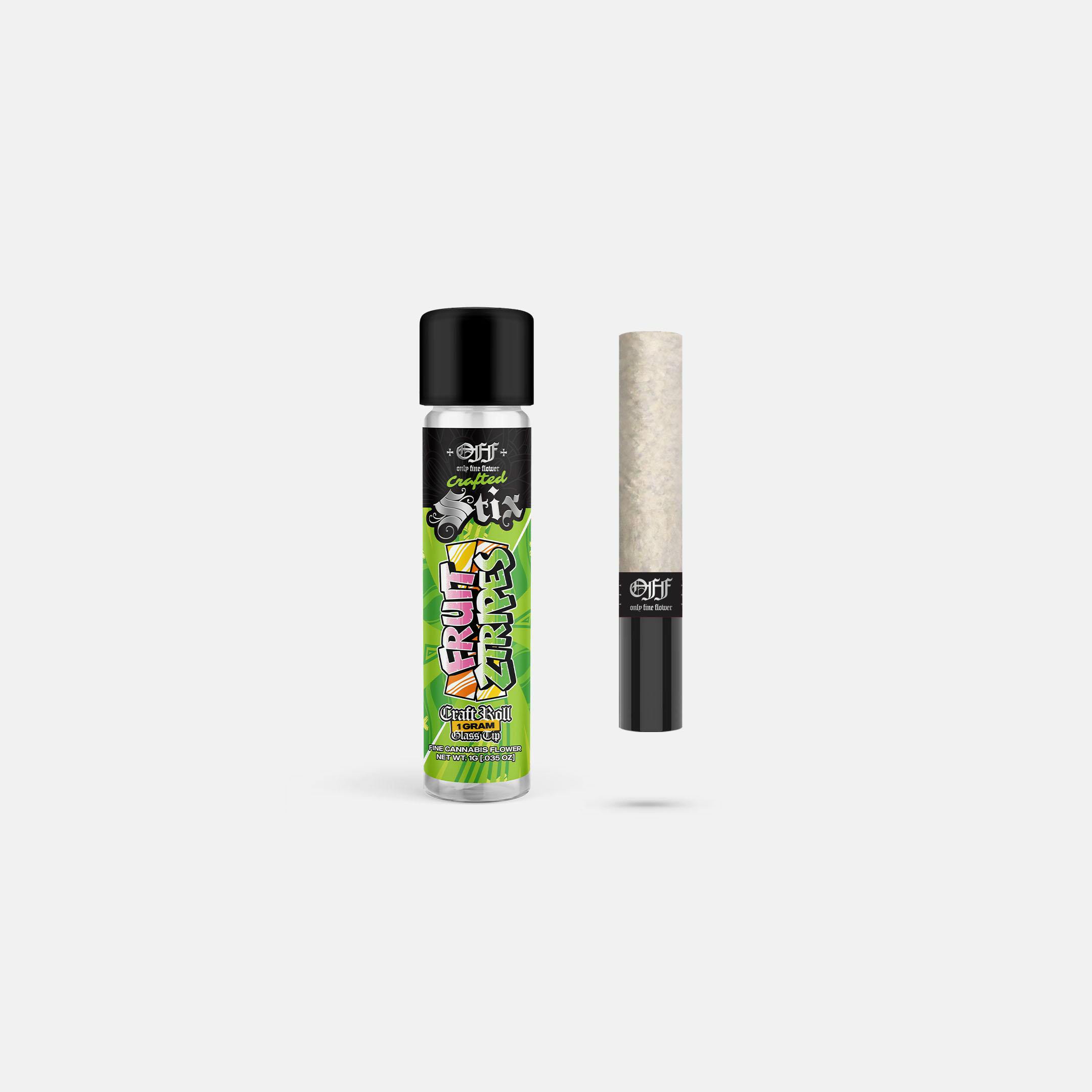 Off Fruit Ztripes Stix Hand Roll