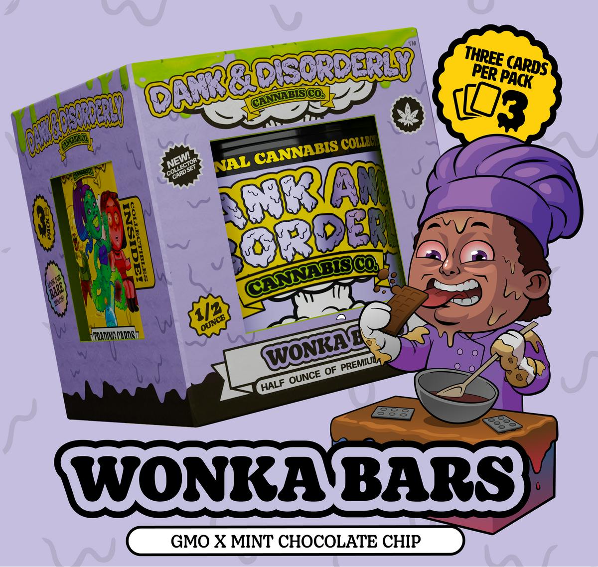 Dank & Disorderly - Wonka Bars 14g cannabis product