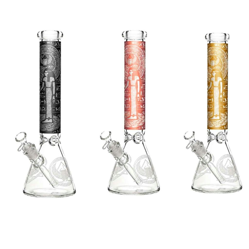 Arsenal - Egyptian Scarab Glass Bong 7mm - 16"