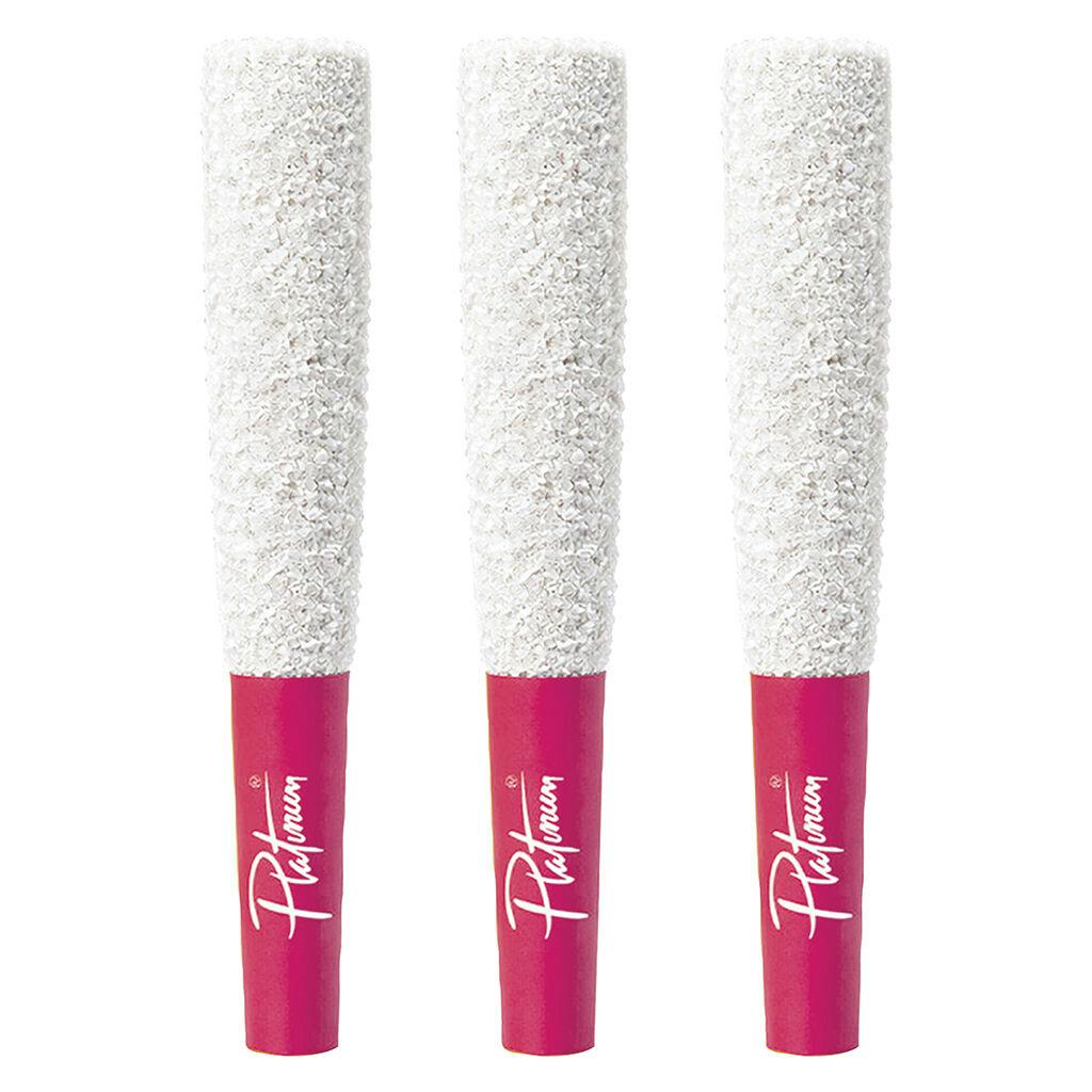 Platinum - Frosted Berry Ice 50+ Diamond Infused & Dusted Pre-Roll - Hybrid - 3x0.5g