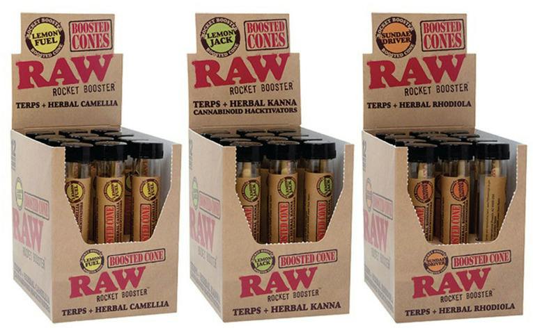 Raw Rocket Booster Cones Assorted Flavors