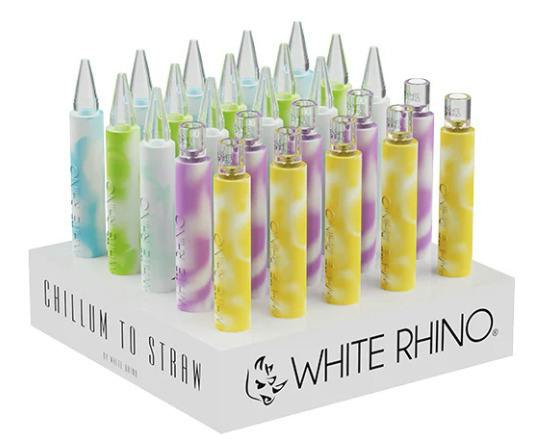 White Rhino Glow Chillum