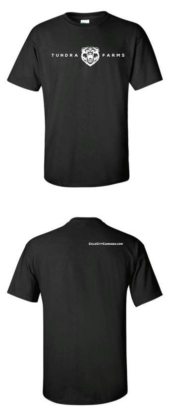 T-Shirt Tundra Farms Black Small - 2XL