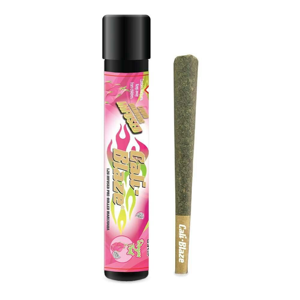 Dragon Fruit (Mamasan) [1.2g] | Cali-Blaze - Liquid Diamond Infused Pre Roll