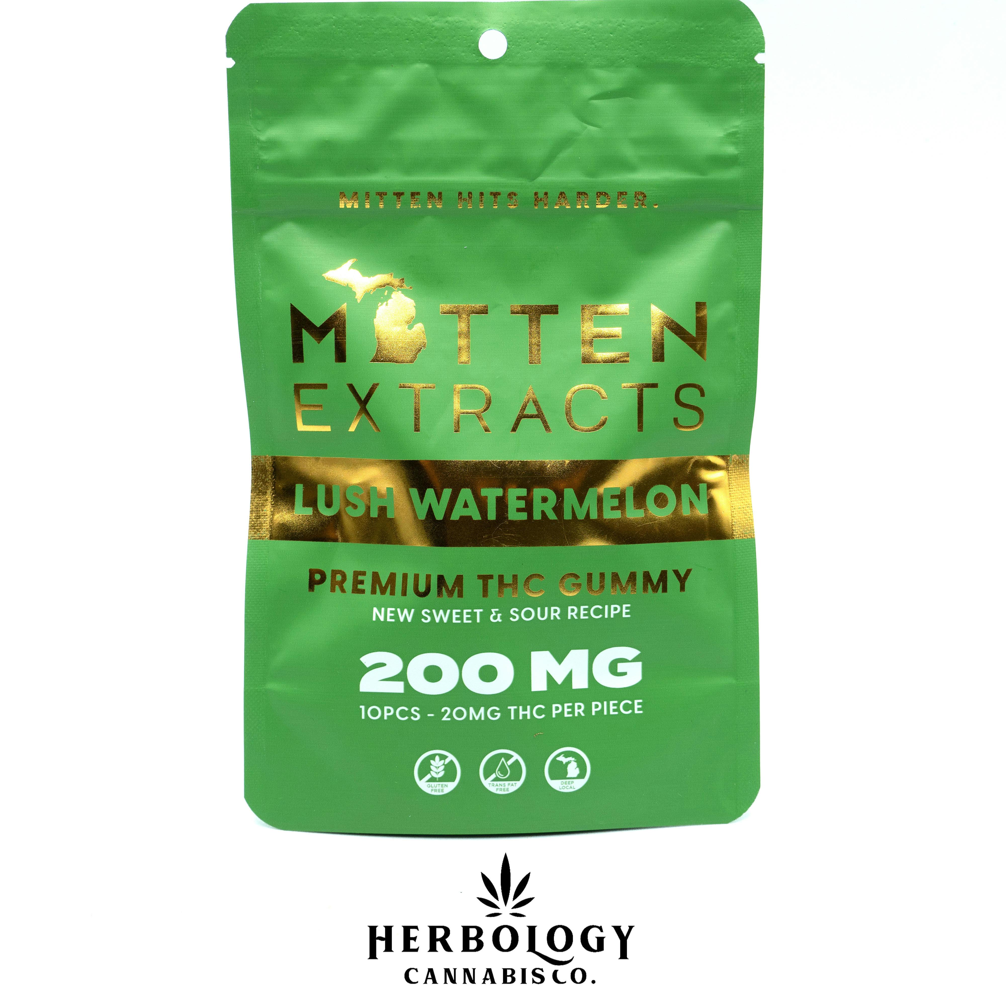 Mitten Extracts | Gummy | Watermelon | 200mg cannabis product