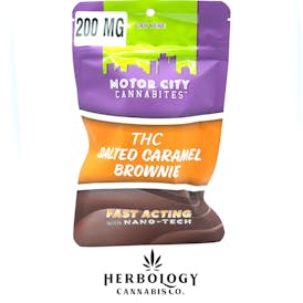 Motorcity Cannabites | Brownie | Salted Caramel | 200mg
