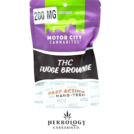 Motorcity Cannabites | Brownie | Fudge | 200mg