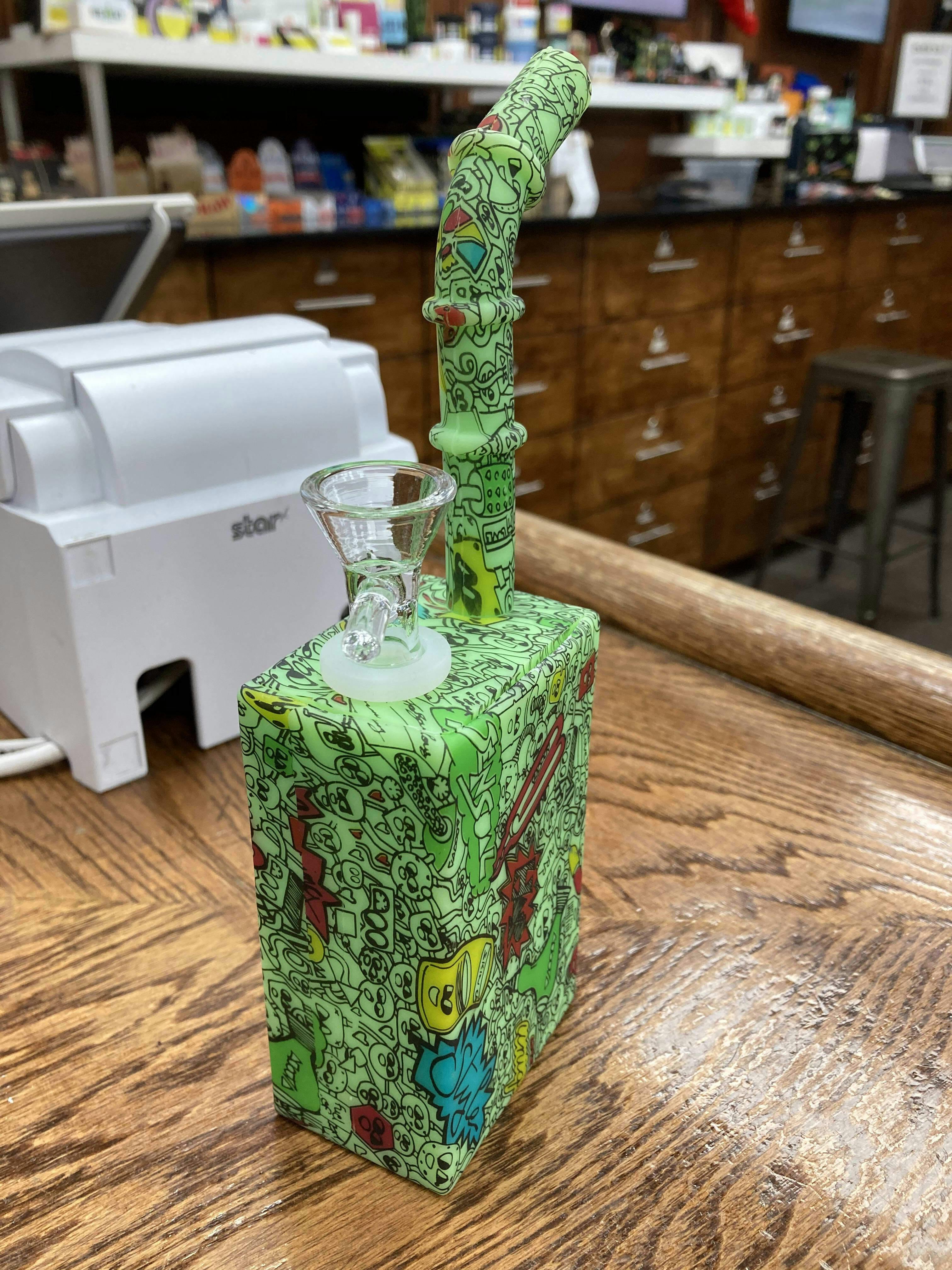 Small Juice Box Silicone Bong