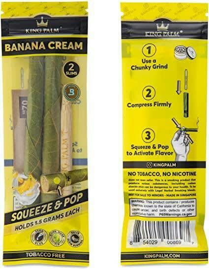 King Palm Banana Cream Flavoured 2 pack