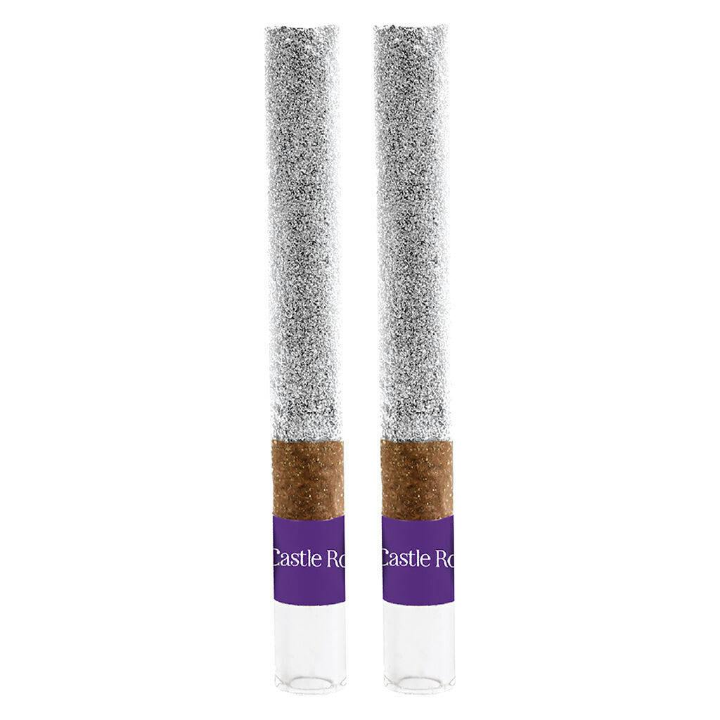 Castle Rock Farms Pink Grapes Live Rosin and Diamond Infused Blunts 2x1g Rosin