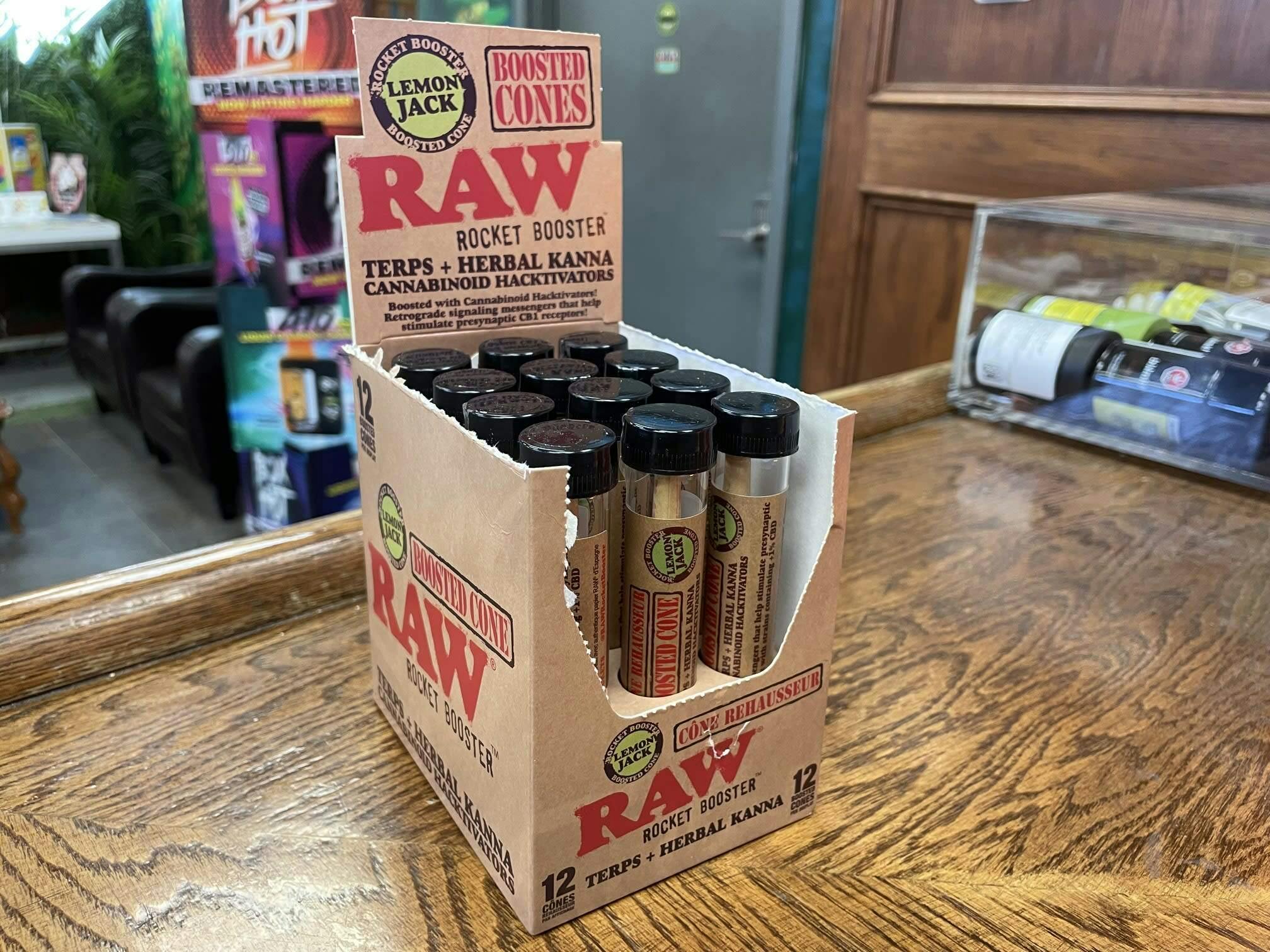 RAW Rocket Booster Terps + Herbal Kanna Cone