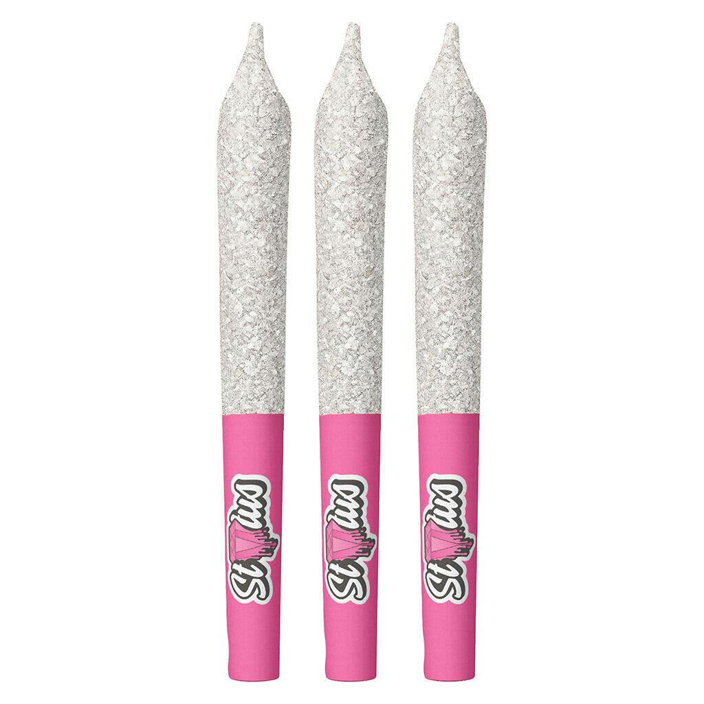 Bubble Bubble Liquid Diamond Infused & Diamond Coated Pre-Roll 3x0.5g Isolates