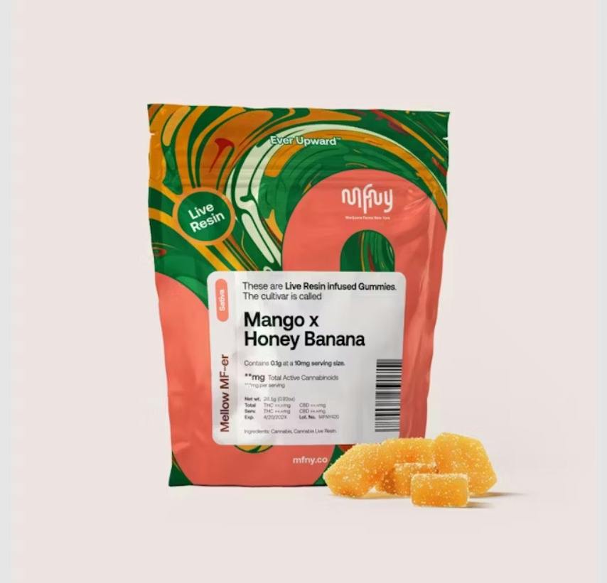 MFNY / LResin Gummies / 10 PK / Mango X Honey Banana