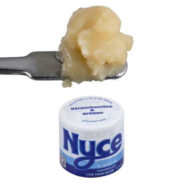 Nyce / Live Hash Rosin / 1g / Strawberries & Cream