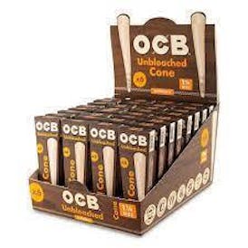 OCB 1 1/4 CONES BROWN PAPER 32CT