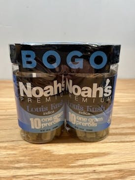 NOAHS PREMIUM INDICA (2) 10PK 1G