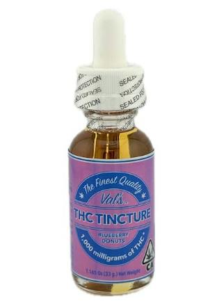 VALS BLUEBERRY DONUT TINCTURE 1000MG 1.165 OZ