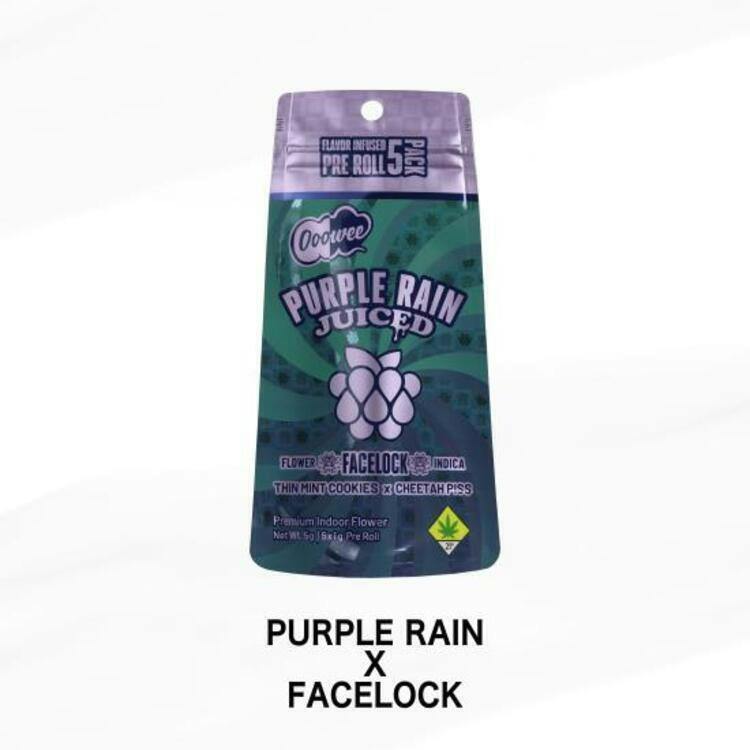 IJ 5pk Juiced Purple Rain FaceLock 5g Ooowee