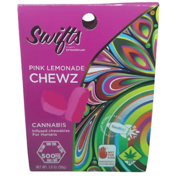 ED 10pk Max 500 Pink Lemonade Chewz Swifts