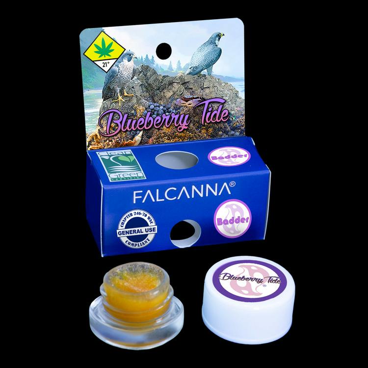 CO Badder Blueberry Tide 1g Falcanna