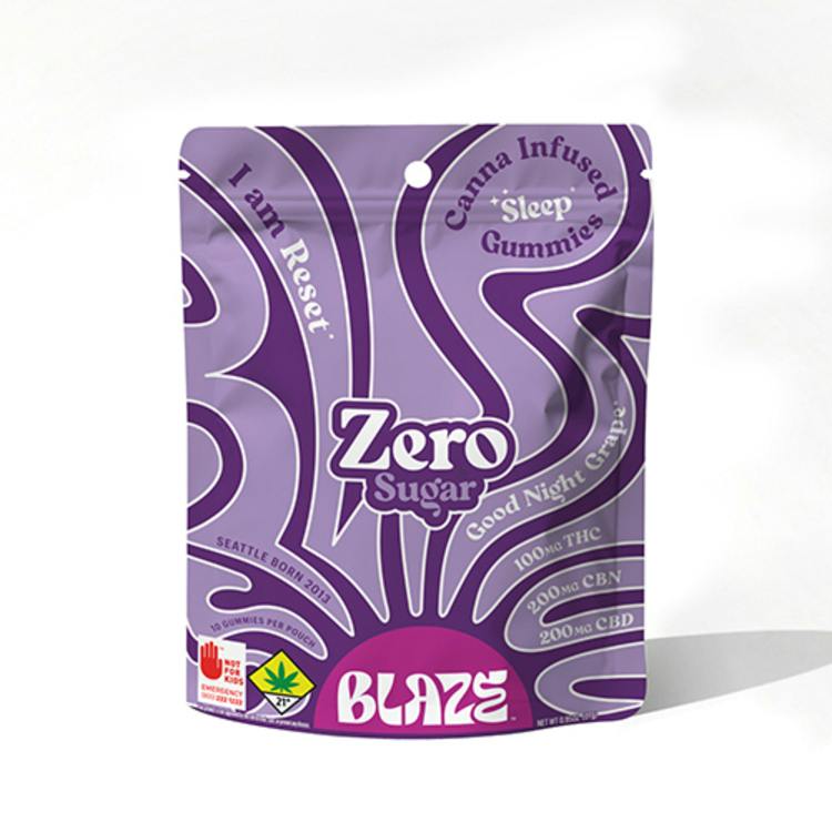 ED 10pk 2:2:1 Zero Sugar Good Night Grape Blaze