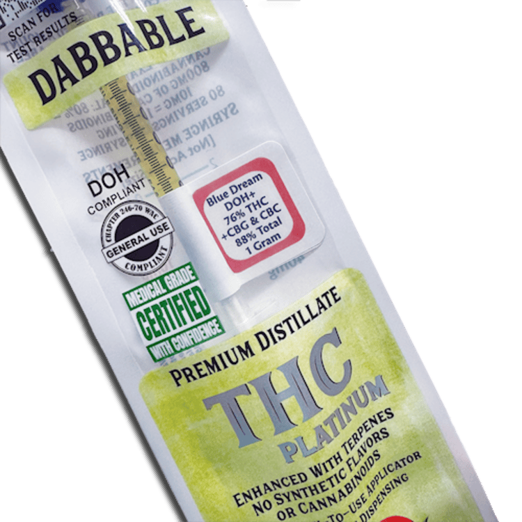 CO Platinum RSO Blue Dream 1g Skagit Organics