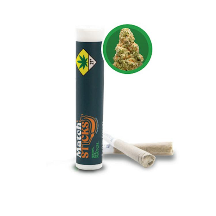 IJ 2pk Hash Mango Sticky Rice 1g Dewey Cannabis Co