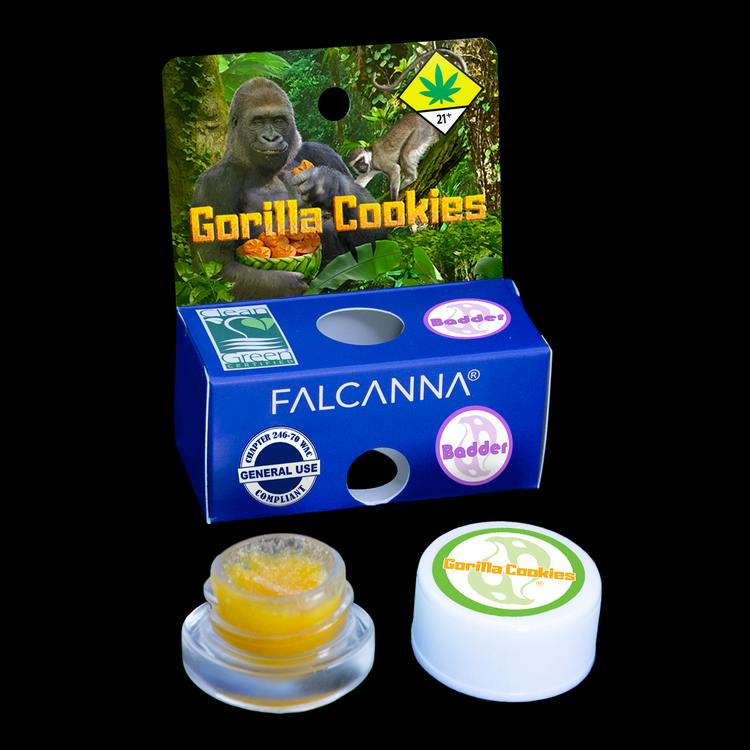 CO Badder Gorilla Cookies 1g Falcanna