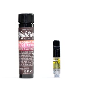 Highbrow | Wedding Pie | Live Resin | 0.5g Cartridge.