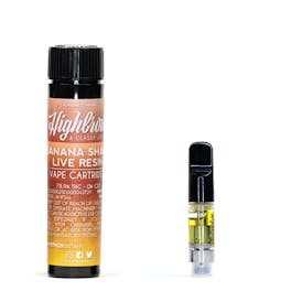 Highbrow | Banana Shack | Live Resin | 0.5g Cartridge.