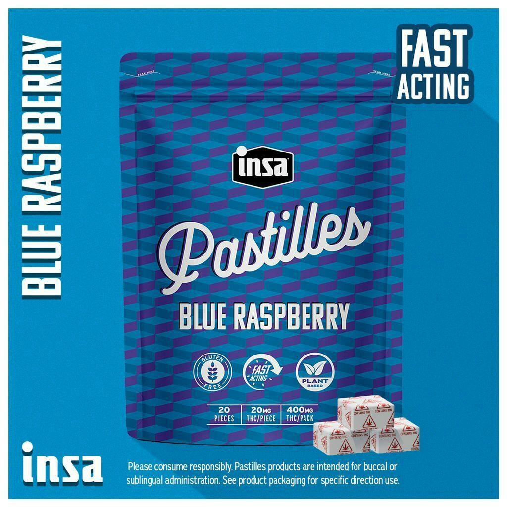 INSA Blue Raspberry Pastilles 20mg