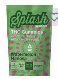 Splash | Watermelon Mimosa 4:1:1 | Gummies | 200mg THC : 50mg CBD : 50mg CBG