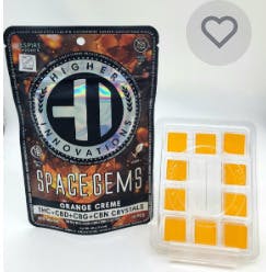 HI | Orange Cream 1:1:1:1 | THC/CBD/CBG/CBN | Space Gems Sugar Free | Candy